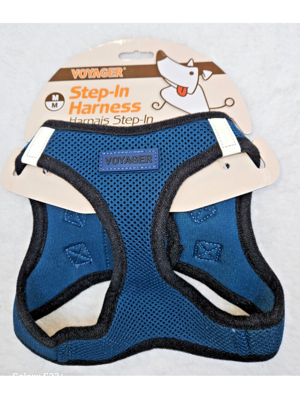 Dog Harness, VOYAGER Step-In Harness, Blue, Size M